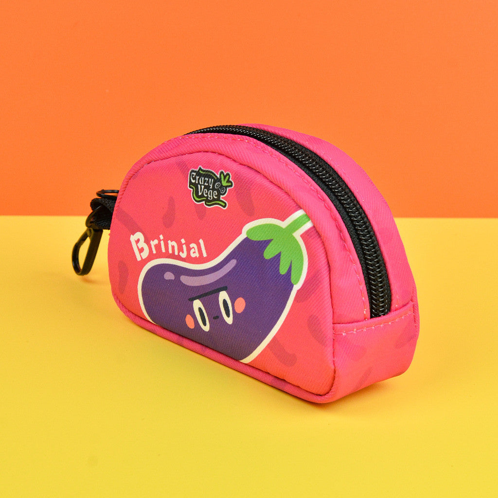 FUREVER365 Fruit Series Pet Poop Bag Dispenser Large Storage Case Dog Waste Bag Holder Pouch Keychain