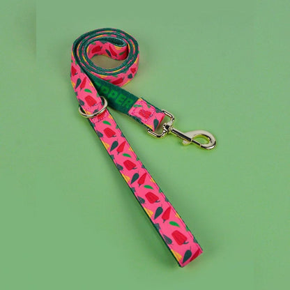 FUREVER365 Cute Pet Harness ID Tag Set Adjustable Cat Dog Vest Breathable Puppy Chest Strap Leash