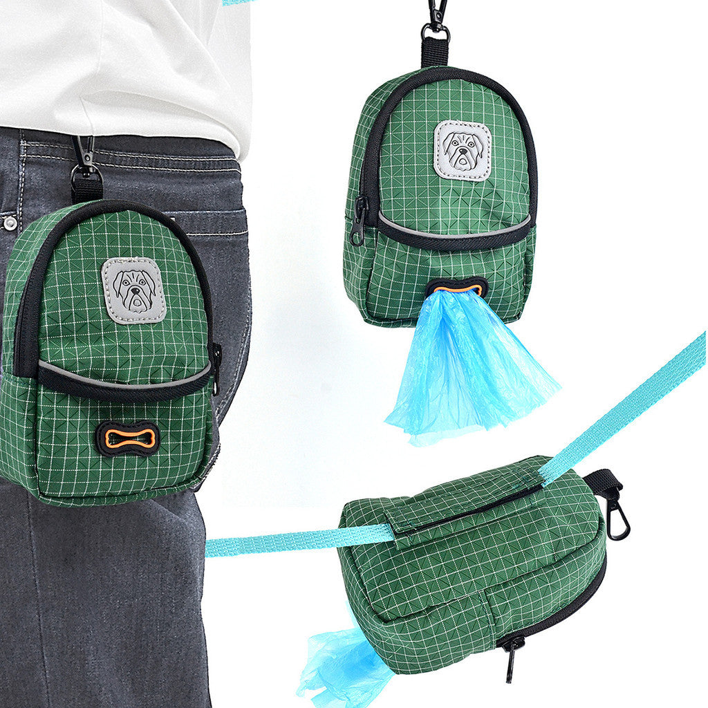 FUREVER365 2-in-1 Pet Dog Training Treat Bag Portable Waste Bag Dispenser Poop Bag Holder Snack Pouch
