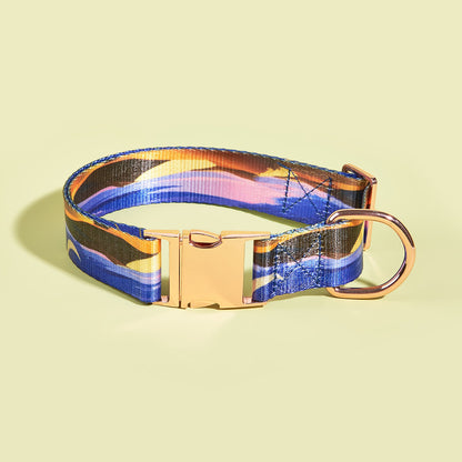 FUREVER365 Heavy Duty Dog Collar Metal Buckle Adjustable Pet Training Collar Large Dog XL XXL Kucing