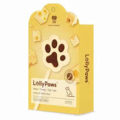 NATURA NOURISH Lolly Paws Cheese Dental Sticks Dog Treats/Training Snacks 12g/60g