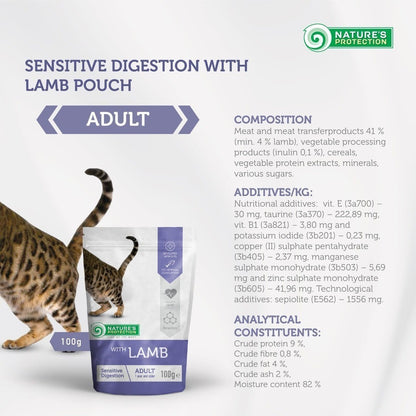Nature's Protection *Wet Pouch Food* (100g) Kitten and Cat | Ocean Fish/Beef Turkey/Duck Chicken/Lamb | Urinary Hairball