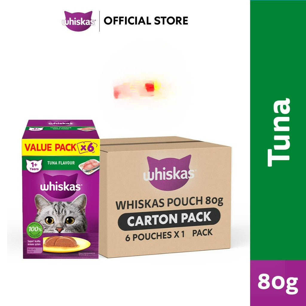 Whiskas Cat Wet Food Value Pack (80g x 6pack)