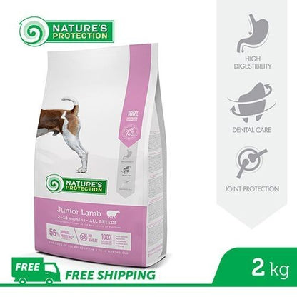 Nature's Protection Dry Feed Dry Dog Food - 2kg  Puppy Junior Senior Adult Dog Food Premium High Protein Dog Food