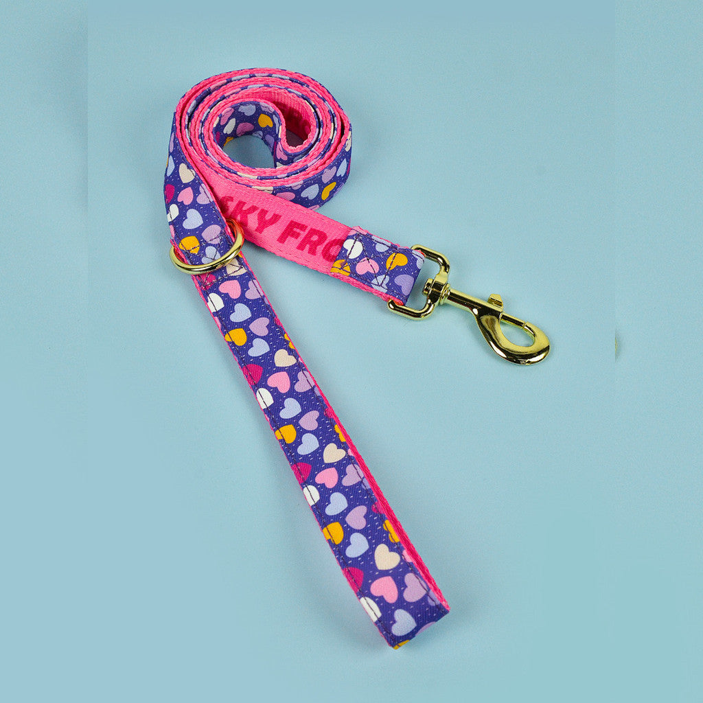 FUREVER365 Cute Pet Harness ID Tag Set Adjustable Cat Dog Vest Breathable Puppy Chest Strap Leash