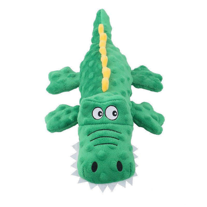 非上架链接（缺颜色）FUREVER365 37cm Crocodile Pet Plush Toy Squeaky Dog Toy Durable Molar Chew Toy Bite Resistant Cat Toy