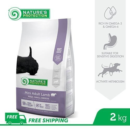 Nature's Protection Dry Feed Dry Dog Food - 2kg  Puppy Junior Senior Adult Dog Food Premium High Protein Dog Food