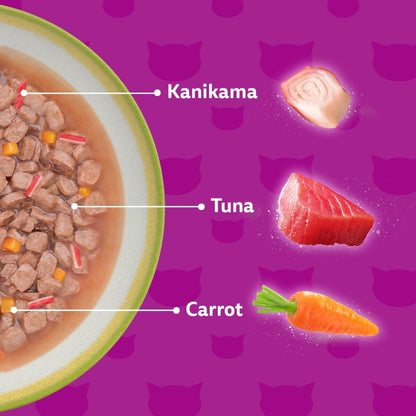 Whiskas Tasty Mix Wet Cat Food For Adult Cat 70g