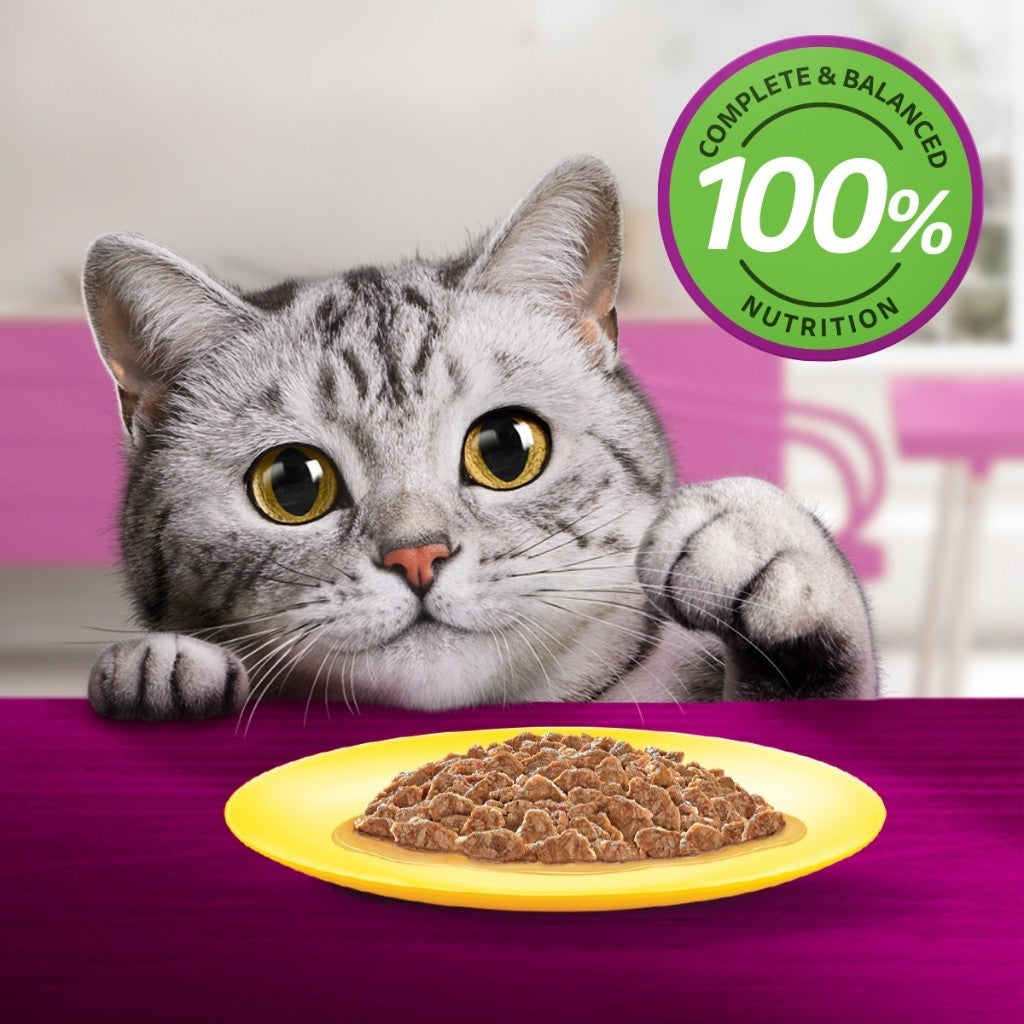 Whiskas Pouch Wet Cat Food For Adult Cat 80g