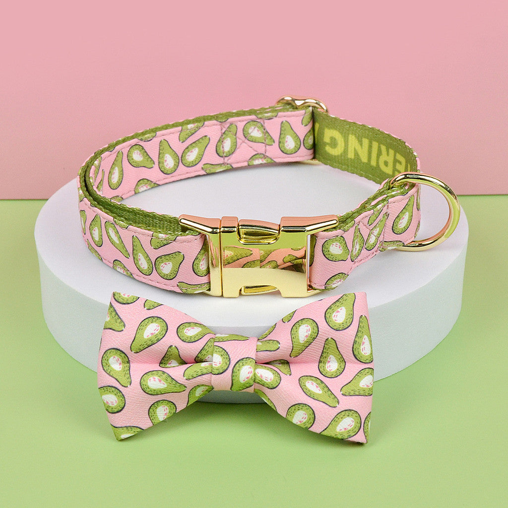 FUREVER365 Cute Pet Harness ID Tag Set Adjustable Cat Dog Vest Breathable Puppy Chest Strap Leash