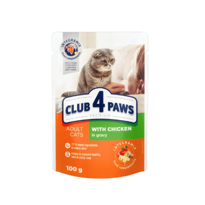 Club 4 Paws Wet Cat Food Pouch 80g / 85g / 100g