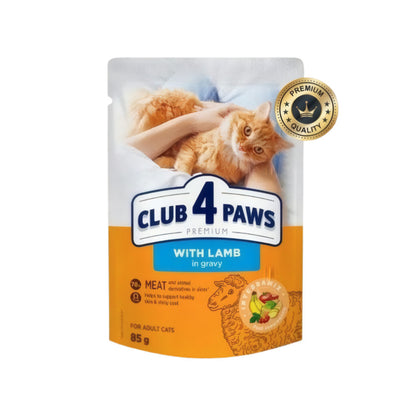 Club 4 Paws Wet Cat Food Pouch 80g / 85g / 100g