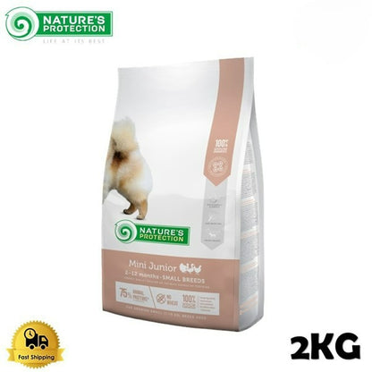 Nature's Protection Dry Feed Dry Dog Food - 2kg  Puppy Junior Senior Adult Dog Food Premium High Protein Dog Food