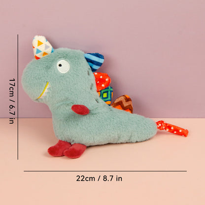 FUREVER365 Cute Pet Plush Toy Squeaky Dog Chew Toy Dog Crinkle Toy Boredom Relief Interactive Puppy