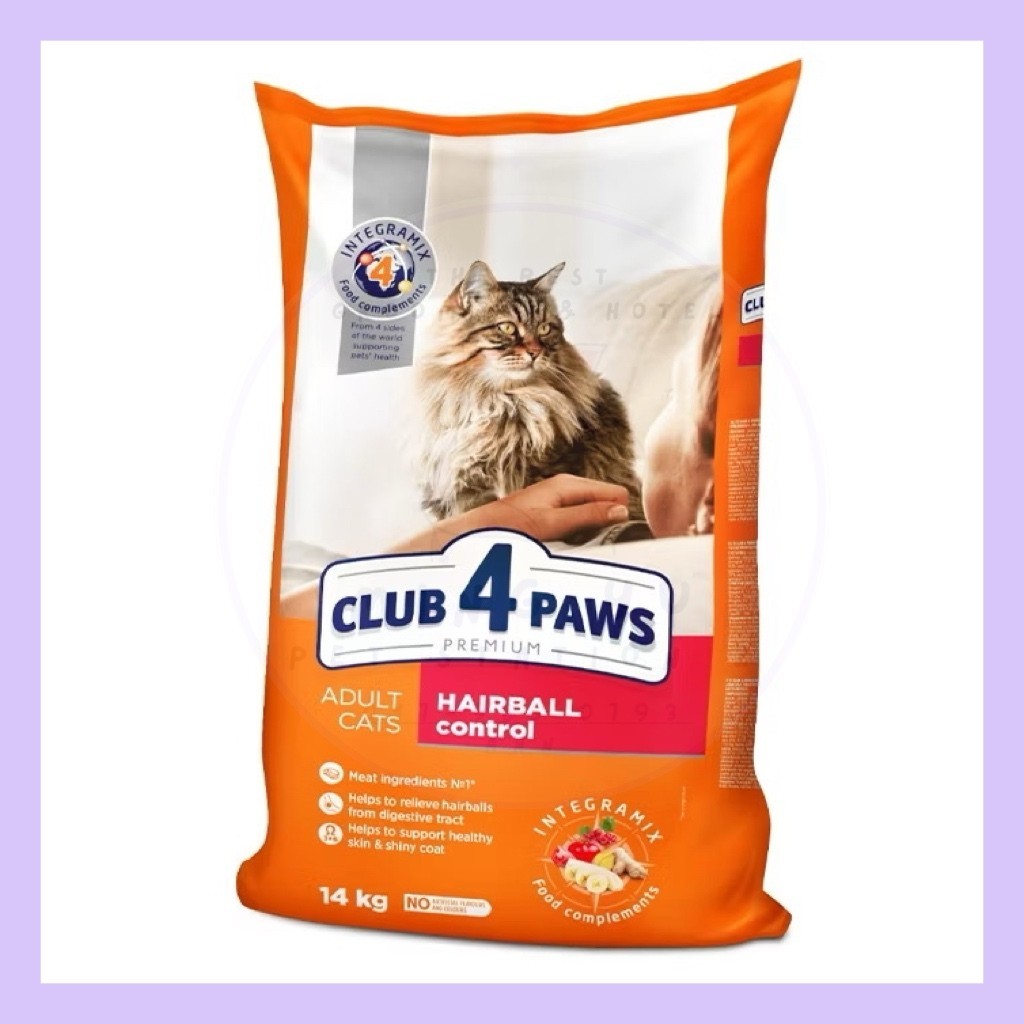 Club 4 Paws Premium Cat Food - 2kg  / Makanan Kucing Premium -2kg