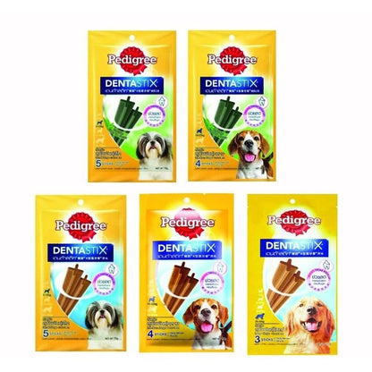 Pedigree Dentastix Dog ( Puppy / Small Medium / Large ) - 56g /75g / 98g / 112g /120g/ 210g/344g