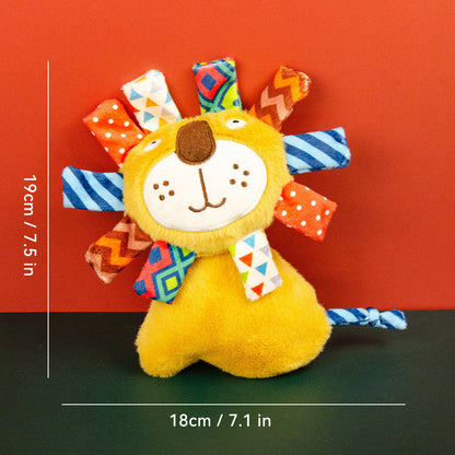 FUREVER365 Cute Pet Plush Toy Squeaky Dog Chew Toy Dog Crinkle Toy Boredom Relief Interactive Puppy