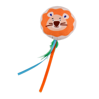 FUREVER365 Cute Pet Plush Crinkle Toy Squeaky Cat Toy Bite Resistant Fruit Floral Interactive Dog Toy
