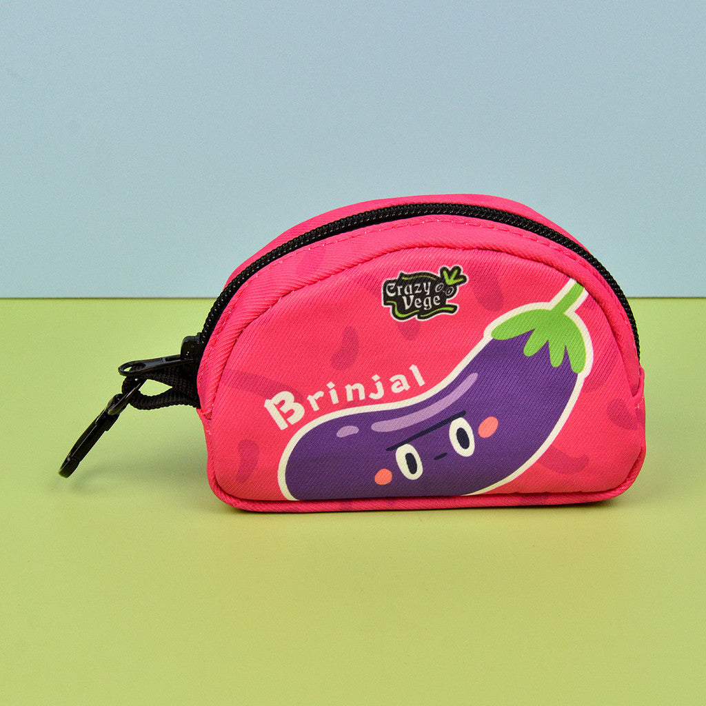 FUREVER365 Fruit Series Pet Poop Bag Dispenser Large Storage Case Dog Waste Bag Holder Pouch Keychain