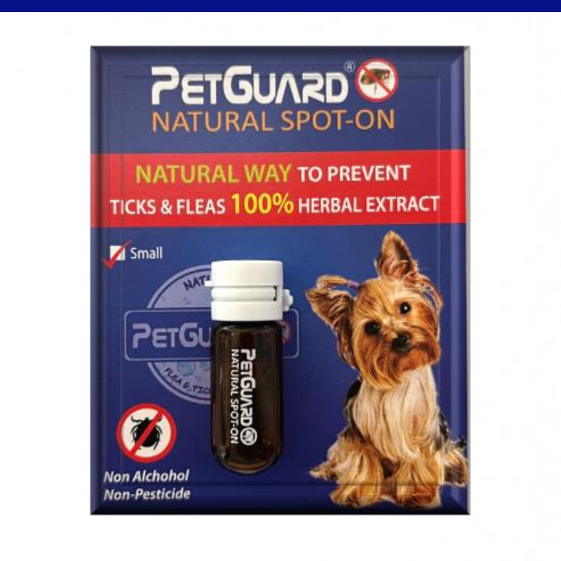 OFFERPETGUARD Natural Spot-on Anti Fleas Ticks Treatment Flea Ticks Spot on Anti Kutu Anti Itchy Skin
