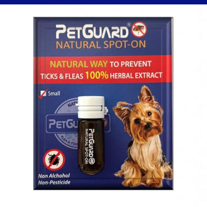OFFERPETGUARD Natural Spot-on Anti Fleas Ticks Treatment Flea Ticks Spot on Anti Kutu Anti Itchy Skin