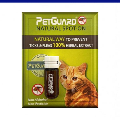 OFFERPETGUARD Natural Spot-on Anti Fleas Ticks Treatment Flea Ticks Spot on Anti Kutu Anti Itchy Skin