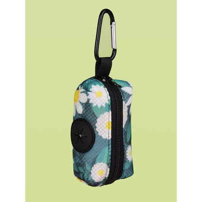 FUREVER365 Fashion Print Pet Waste Bag Dispenser Portable Dog Poop Bag Holder Case Outdoor Walking Bag