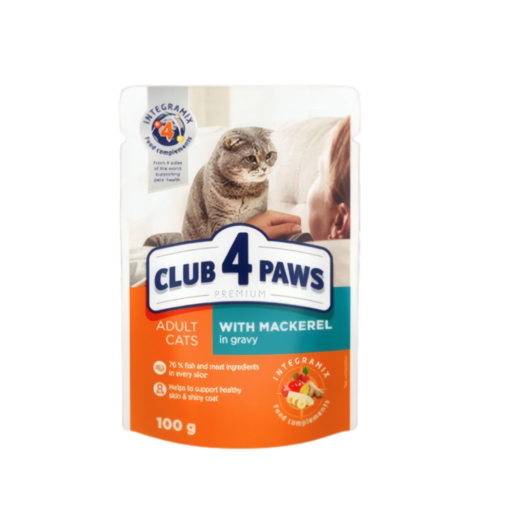 Club 4 Paws Wet Cat Food Pouch 80g / 85g / 100g
