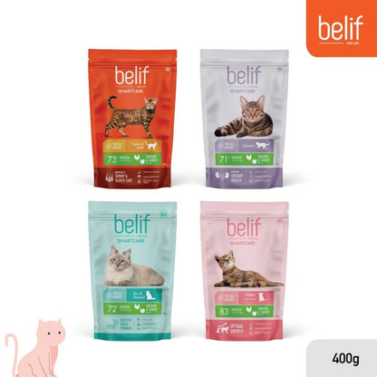 Belif Dry Food (Kitten/Adult/Sensitive Skin & Stomach/Urinary) 400g | Cat Dry Food