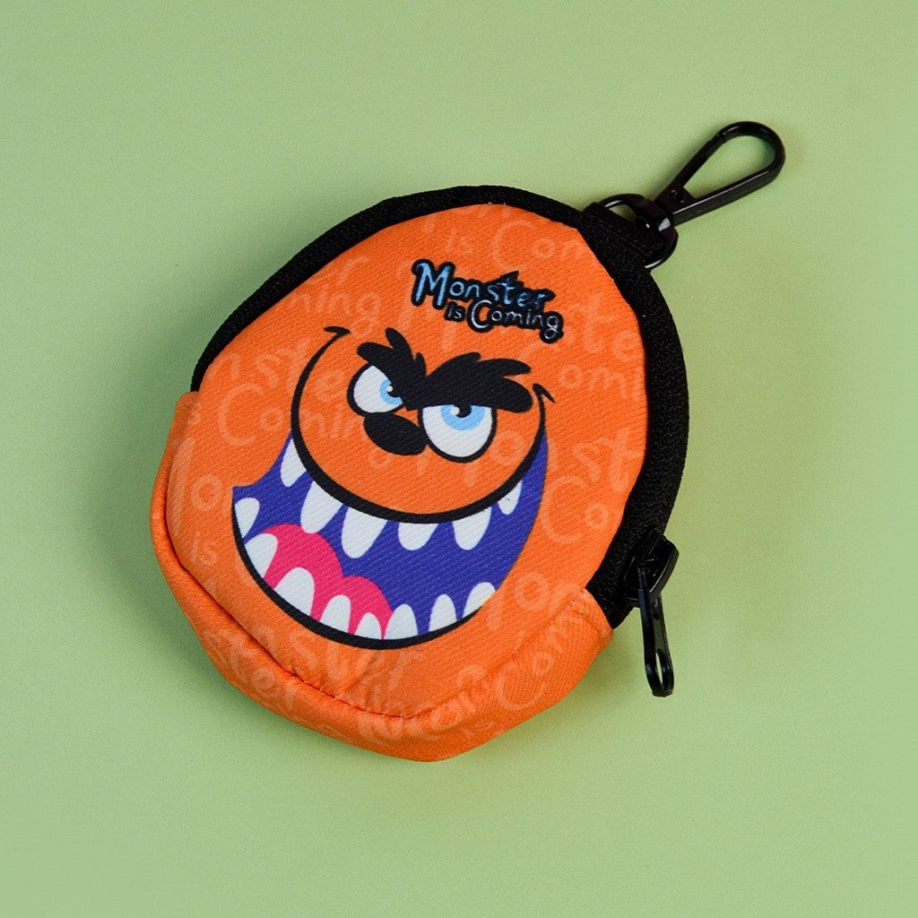 FUREVER365 Halloween Mini Monster Pet Waste Bag Dispenser Portable Dog Poop Bag Holder Case Dispenser