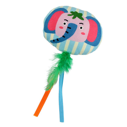 FUREVER365 Cute Pet Plush Crinkle Toy Squeaky Cat Toy Bite Resistant Fruit Floral Interactive Dog Toy