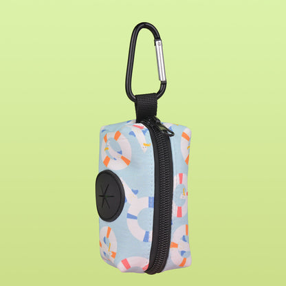 FUREVER365 Fashion Print Pet Waste Bag Dispenser Portable Dog Poop Bag Holder Case Outdoor Walking Bag