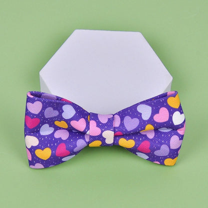 FUREVER365 Cute Pet Bow Tie Summer Pattern Cat Dog Bowtie Collar Accessory Ikatan Simpul Kucing