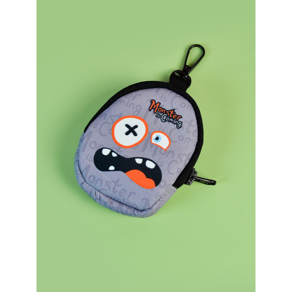 FUREVER365 Halloween Mini Monster Pet Waste Bag Dispenser Portable Dog Poop Bag Holder Case Dispenser