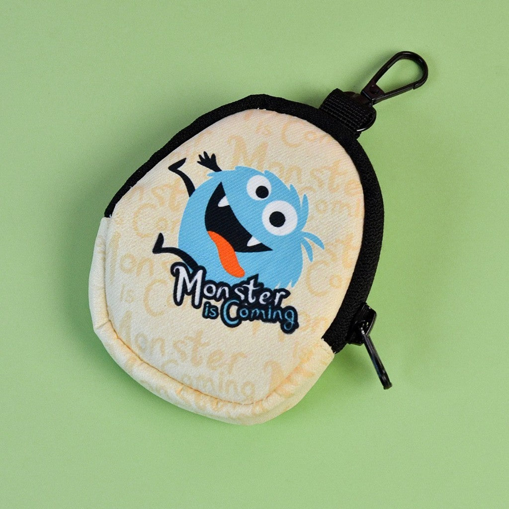 FUREVER365 Halloween Mini Monster Pet Waste Bag Dispenser Portable Dog Poop Bag Holder Case Dispenser