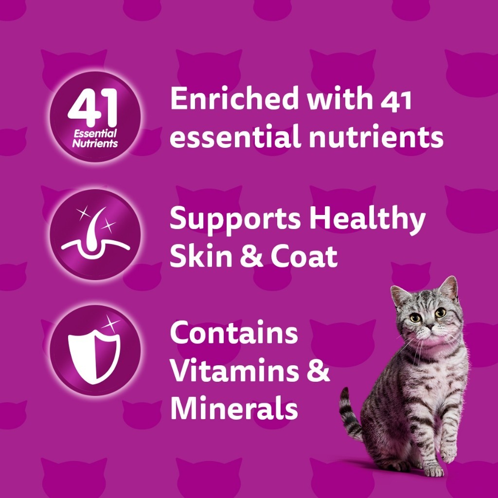 Whiskas Pouch Wet Cat Food For Adult Cat 80g