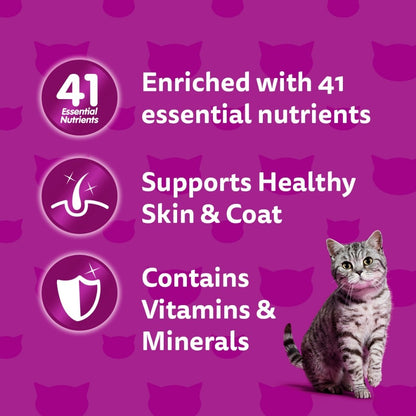 Whiskas Pouch Wet Cat Food For Adult Cat 80g