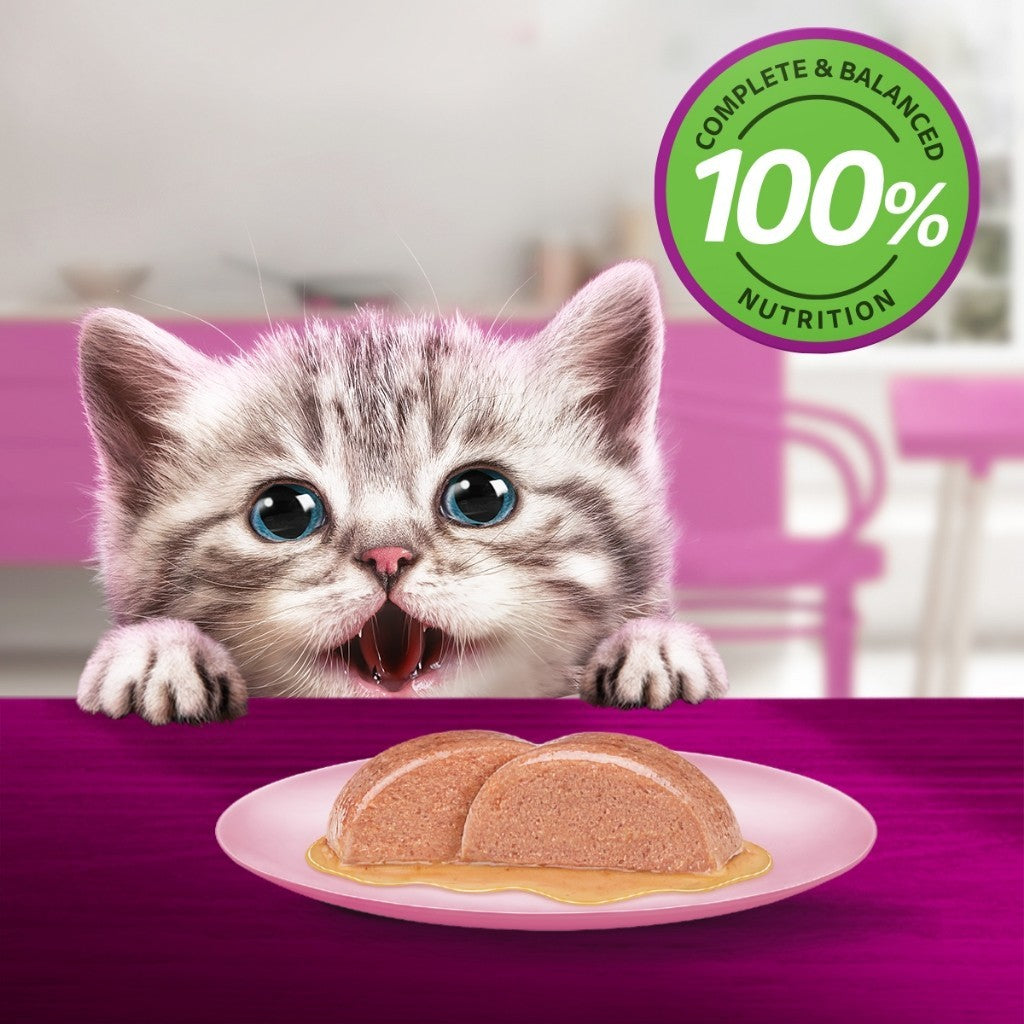Whiskas Pouch Wet Cat Food For Junior Cat Tuna / Mackerel / Chicken / Salmon 80g