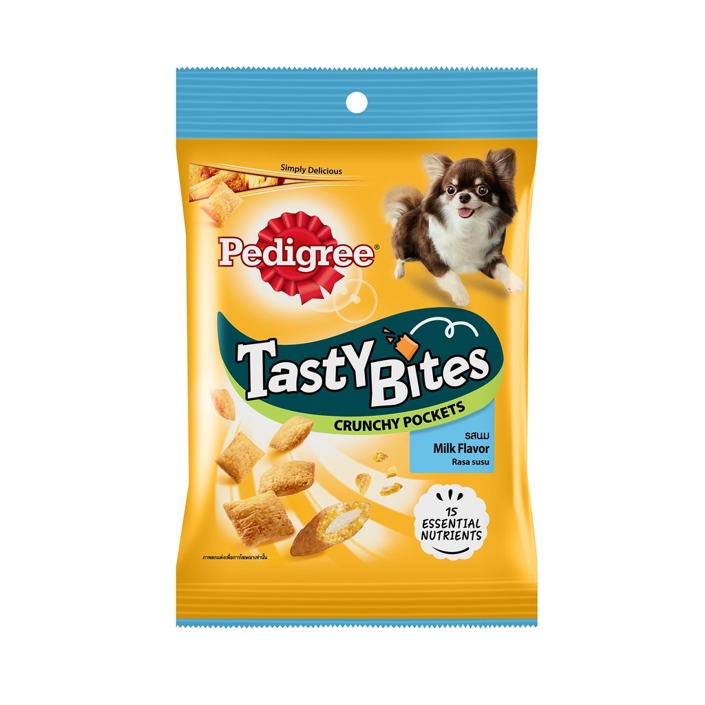 PEDIGREE Tasty Bites Pockets And Chewy Cubes / 50 / 60g - Chicken/Milk/Lamb/Beef (Dog Treat)