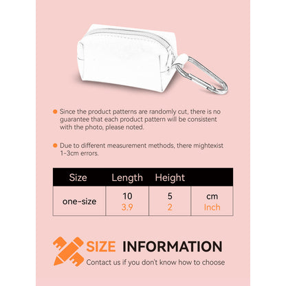 FUREVER365 Soft Plush Pet Waste Bag Dispenser Portable Dog Poop Bag Holder Case Outdoor Walking Bag