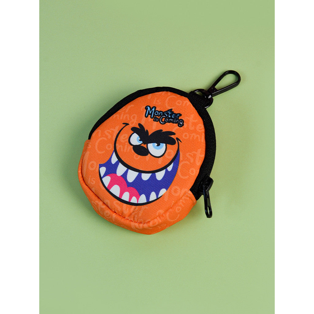 FUREVER365 Halloween Mini Monster Pet Waste Bag Dispenser Portable Dog Poop Bag Holder Case Dispenser