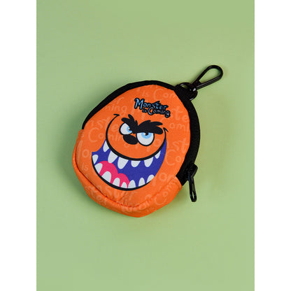 FUREVER365 Halloween Mini Monster Pet Waste Bag Dispenser Portable Dog Poop Bag Holder Case Dispenser