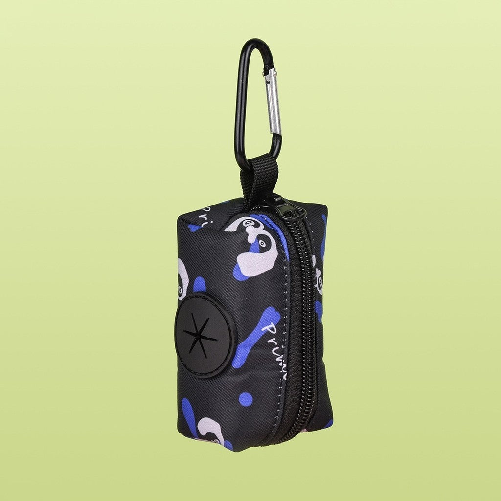 FUREVER365 Fashion Print Pet Waste Bag Dispenser Portable Dog Poop Bag Holder Case Outdoor Walking Bag