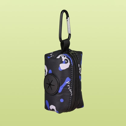 FUREVER365 Fashion Print Pet Waste Bag Dispenser Portable Dog Poop Bag Holder Case Outdoor Walking Bag