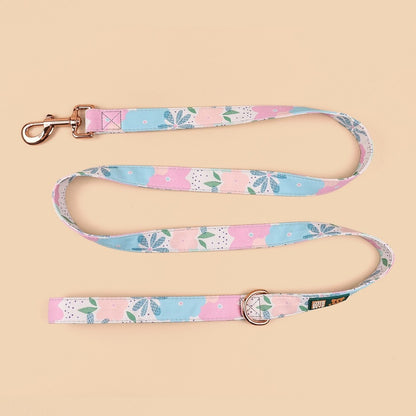 FUREVER365 Black Cherry Fashion Print Pet Leash Durable Polyester Dog Traction Rope Cat Walking Leash