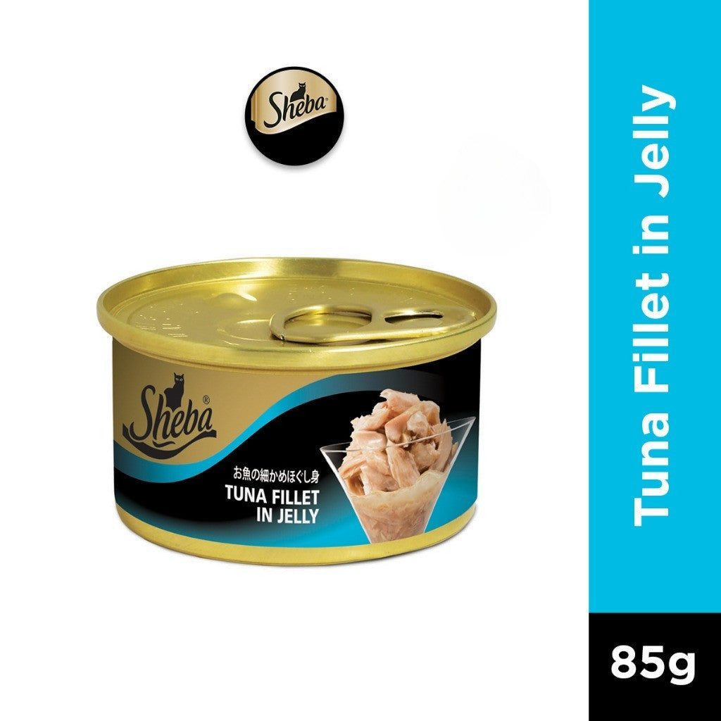 Sheba Wet Cat Food Canned For Adult Cat - All Flavors 85g per can
