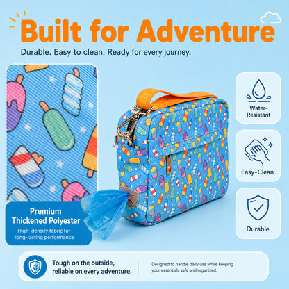 FUREVER365 Cute Pet Training Bag Dog Treat Pouch Outdoor Portable Snack Storage Bag Beg Kucing
