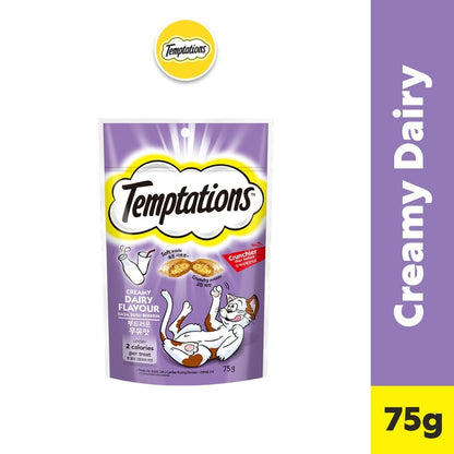TEMPTATIONS Cat Treats Pockets & Mix Ups - All Flavors 75g