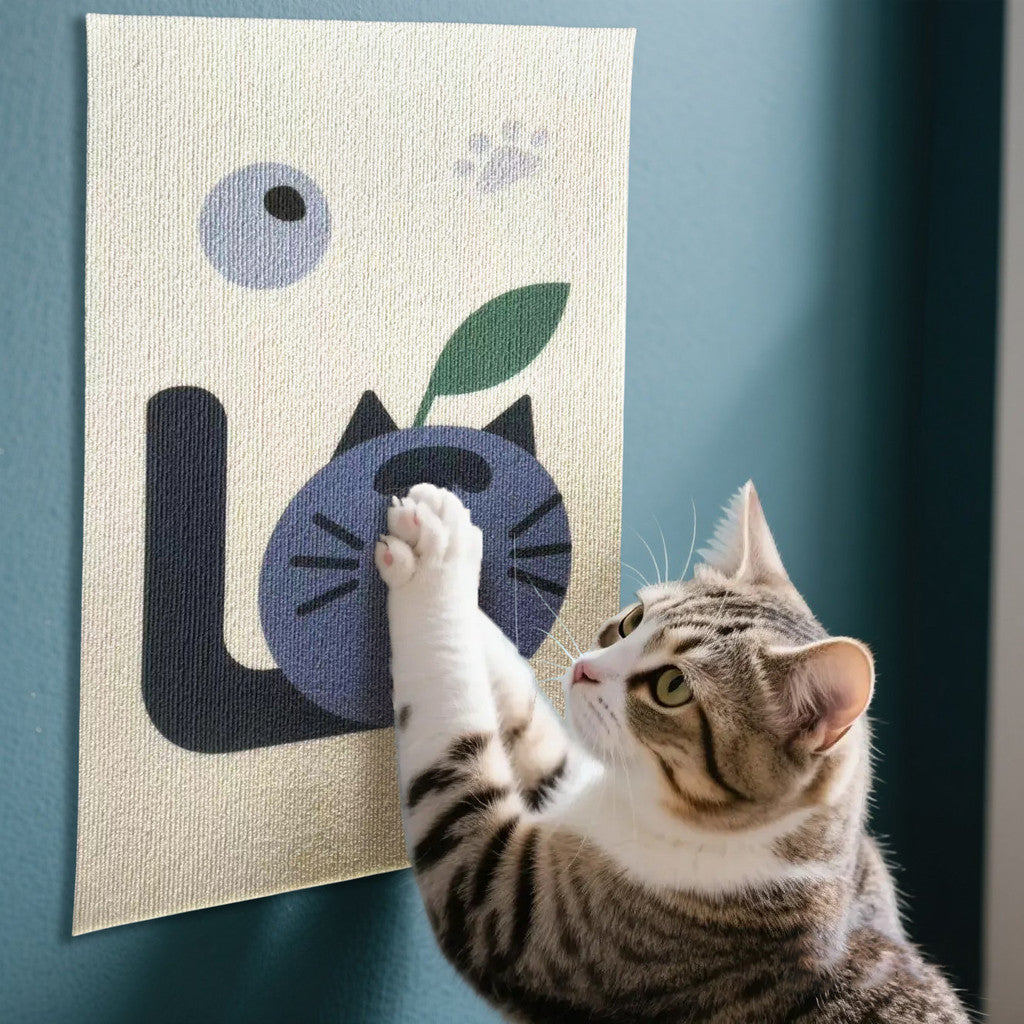 FUREVER365 Cat Scratching Mat Sofa Protector Wall Sticker Wear-Resistant Cat Scratch Pad 50x80cm