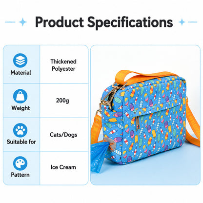 FUREVER365 Cute Pet Training Bag Dog Treat Pouch Outdoor Portable Snack Storage Bag Beg Kucing